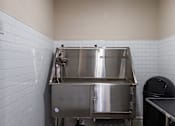 Thumbnail 52 of 106 - a stainless steel commercial refrigerator in a kitchen