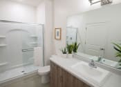 Thumbnail 7 of 33 - Luxurious Bathrooms at Foothill Lofts Apartments & Townhomes, Logan, 84341