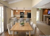 Thumbnail 8 of 12 - Kitchen in Clubhouse at Village Grove