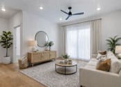 Thumbnail 11 of 28 - Amara Living Room Staged at Amara Apartments,Midvale,UT,84047