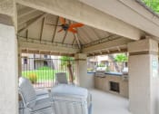 Thumbnail 24 of 24 - Gazebo With Multiple Built-In Barbecue Grills at Cimarron Place Apartments, Tucson, AZ