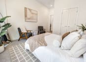 Thumbnail 9 of 48 - Bedroom with Sitting Area at The Arza Apartments