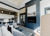 Thumbnail 51 of 61 - Cozy Fireplace in Clubhouse at Parc at Day Dairy Apartments and Townhomes, Utah