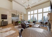 Thumbnail 24 of 44 - Open Concept Room with Large Windows at Echo Ridge