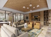 Thumbnail 1 of 10 - The Foundry Clubhouse Sitting Area Render