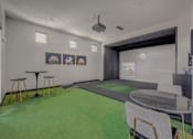 Thumbnail 5 of 6 - Golf Simulator at The Foundry Apartments & Townhomes, Billings, UT, 84601