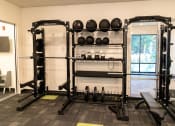 Thumbnail 13 of 23 - Crossfit Equipment in Gym at Ridge View Apartments (MA)