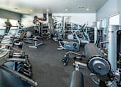 Thumbnail 20 of 33 - Modern Fitness Center at Four Seasons at Southtowne Apartments, South Jordan, UT, 84095
