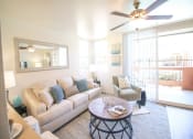 Thumbnail 4 of 42 - Bright Living Room at Canyon Club Apartments, Oceanside, CA, 92058