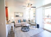 Thumbnail 3 of 42 - Trendy Living Room at Canyon Club Apartments, Oceanside, CA, 92058