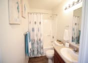 Thumbnail 11 of 42 - Large Bathroom at Canyon Club Apartments, California