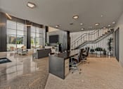 Thumbnail 45 of 85 - Leasing office and lobby at  The Terrace