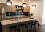 Thumbnail 3 of 23 - Kitchen in Clubhouse at Ridge View Apartments