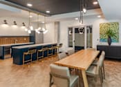 Thumbnail 29 of 34 - Kitchen in Clubhouse at Maye House Apartments