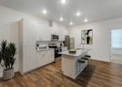Thumbnail 2 of 18 - Kitchen with Island at Magnolia at Homestead