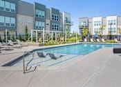 Thumbnail 13 of 39 - L Shape Pool at The Austin Townhomes
