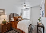 Thumbnail 12 of 16 - Large Bedroom with Comfy Bedding at The Veridian