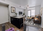Thumbnail 3 of 27 - Kitchen and Living Room at Providence Place Apartments, Salt Lake City Utah