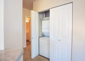 Thumbnail 18 of 30 - Tower Washer And Dryer In Unit at Metropolitan Place Apartments, Renton, WA