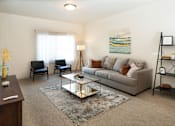 Thumbnail 4 of 33 - Modern Living Room at Four Seasons at Southtowne Apartments, Utah