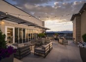 Thumbnail 30 of 41 - Outdoor Fireplace at Parc View Apartments and Townhomes Midvale, UT 84047