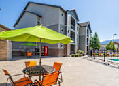 Thumbnail 16 of 33 - Shaded Outdoor Courtyard Area at Four Seasons at Southtowne Apartments, South Jordan, Utah