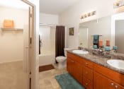 Thumbnail 11 of 23 - Custom Look Bathroom at Canyon Ridge Apartments, Surprise, AZ, 85378