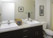 Thumbnail 11 of 40 - Spa-like Bathroom with Double Sinks at Lofts at 7800 Apartments, Midvale, UT