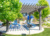 Thumbnail 32 of 39 - Shaded Picnic Area at San Tropez Apartments & Townhomes, South Jordan, UT