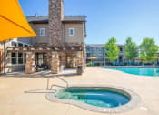 Thumbnail 28 of 39 - Relaxing Spa and Pool at San Tropez Apartments & Townhomes, South Jordan