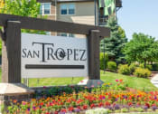 Thumbnail 1 of 39 - Elegant Entry Signage at San Tropez Apartments & Townhomes, South Jordan, Utah
