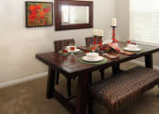 Thumbnail 4 of 38 - Elegant Dining Room at Talavera at the Junction Apartments & Townhomes, Midvale, 84047