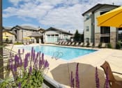 Thumbnail 22 of 38 - Poolside Dining Tables at Talavera at the Junction Apartments & Townhomes, Midvale