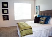 Thumbnail 9 of 36 - Queen Size Bed at Enclave at 1400 South Apartments, Utah, 84115