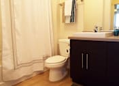 Thumbnail 11 of 36 - Full Bath with Tub Shower Combination  at Enclave at 1400 South Apartments, Salt Lake City, UT, 84115