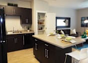 Thumbnail 12 of 36 - Kitchen Island at Enclave at 1400 South Apartments, Salt Lake City, 84115