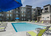 Thumbnail 33 of 36 - Relaxing Swimming Pool With Sundeck at Enclave at 1400 South Apartments, Salt Lake City