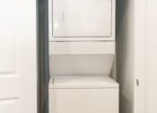 Thumbnail 16 of 38 - In-Home Washer & Dryer Tower at Garden Lofts Apartments, Salt Lake City, UT, 84101