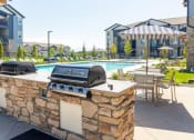 Thumbnail 56 of 61 - BBQ Grilling Station at Parc on 5th Apartments & Townhomes