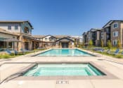 Thumbnail 54 of 61 - Parc on 5th Apartments & Townhomes in American Fork Utah  Swimming Pool and Hot Tub