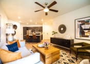 Thumbnail 17 of 41 - Ceiling Fan In Living Room at Parc View Apartments & Townhomes, Midvale, UT, 84047