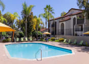 Thumbnail 16 of 28 - Poolside View at Eucalyptus Grove Apartments California