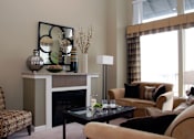 Thumbnail 9 of 25 - Beautiful tile fireplace  at Revo 225 Apartments, Washington