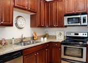 Thumbnail 2 of 25 - Beautiful tile fireplace at Revo 225 Apartments, Washington, 98057