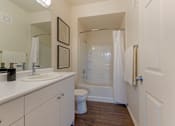 Thumbnail 12 of 44 - Bathroom with Tub/Shower Combo at Echo Ridge