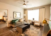 Thumbnail 4 of 44 - Living Room With Expansive Window at Soleil Lofts Apartments, Herriman, 84096