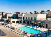 Thumbnail 20 of 44 - Aerial View Of Pool at Soleil Lofts Apartments, Herriman, UT