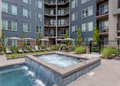 Thumbnail 15 of 42 - Spacious Hot Tub at City Lofts Apartments