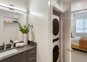 Thumbnail 19 of 34 - Stackable Washer and Dryer at Maye House Apartments