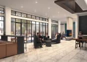 Thumbnail 3 of 29 - The Arza Apartments Lobby Rendering